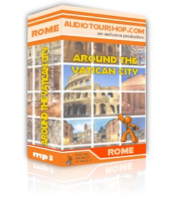 Box of mp3 audio tour 'Around the Vatican City', in Rome Box of mp3 audio tour 'Around the Vatican City', in Rome